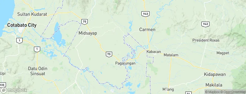 Nunguan, Philippines Map