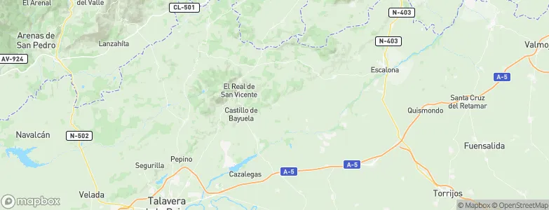 Nuño Gómez, Spain Map