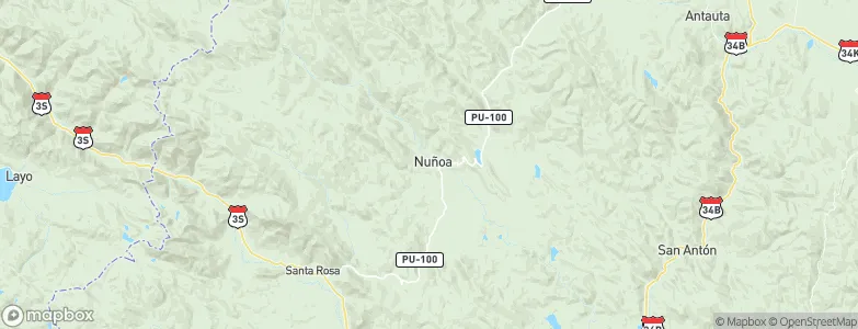 Ñuñoa, Peru Map