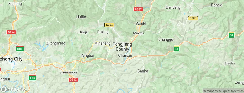 Nuojiang, China Map