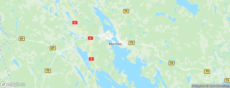 Nurmes, Finland Map