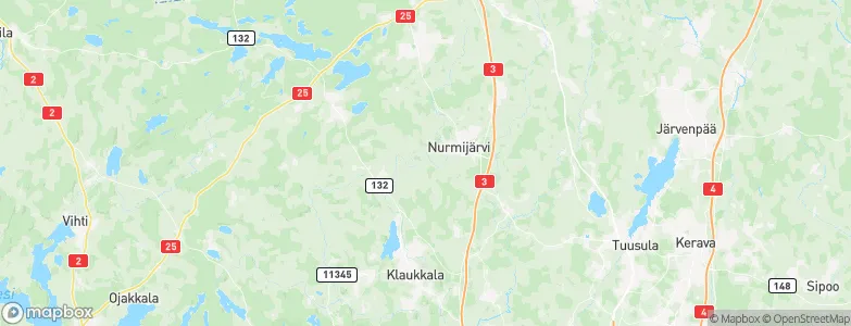 Nurmijärvi, Finland Map