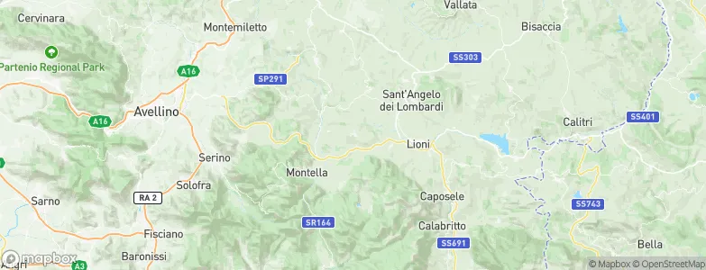 Nusco, Italy Map