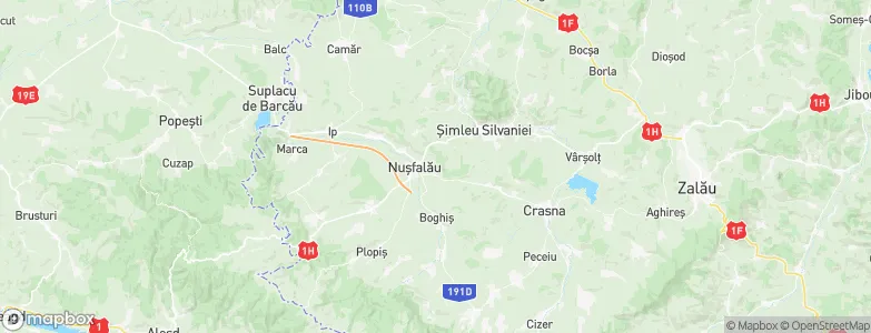 Nuşfalău, Romania Map