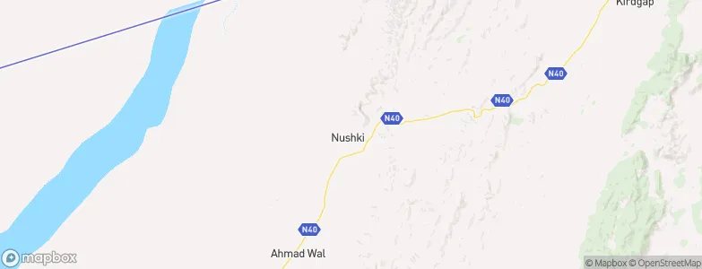 Nushki, Pakistan Map