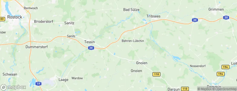Nustrow, Germany Map