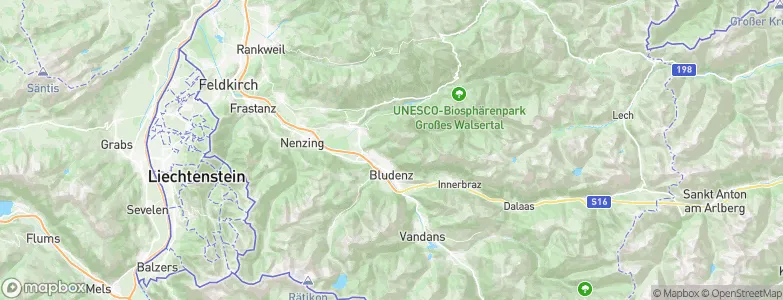 Nüziders, Austria Map