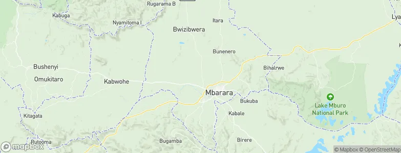 Nyalubanga, Uganda Map