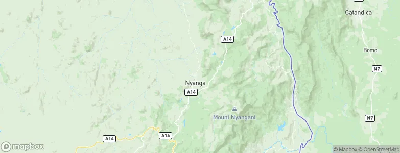 Nyanga, Zimbabwe Map