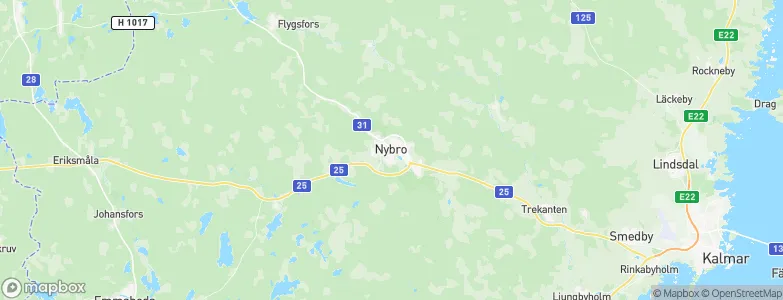 Nybro, Sweden Map