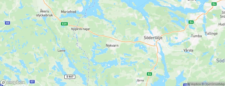 Nykvarn, Sweden Map