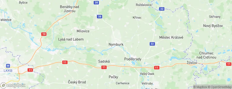 Nymburk, Czechia Map