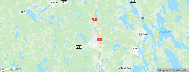 Nyppösenmutka, Finland Map