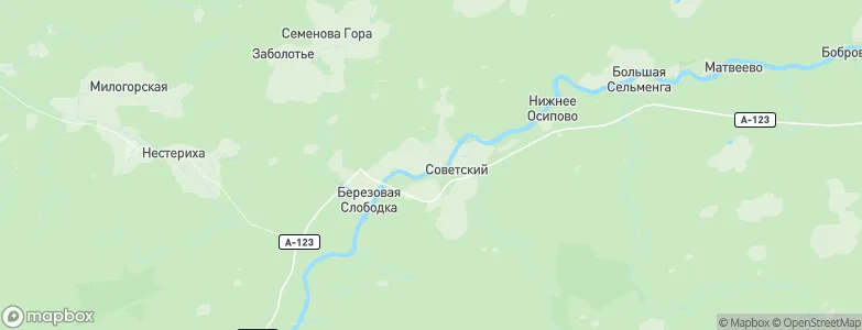 Nyuksenitsa, Russia Map