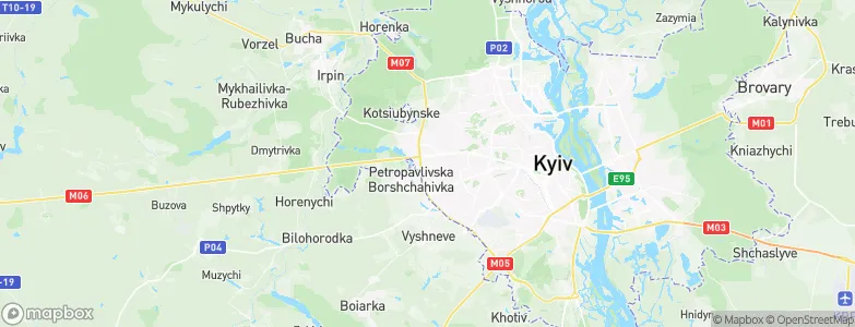 Nyvky, Ukraine Map