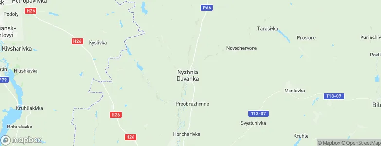 Nyzhnya Duvanka, Ukraine Map