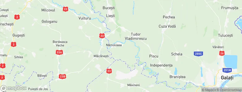 Nămoloasa-Sat, Romania Map