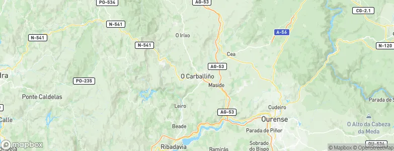 O Carballiño, Spain Map