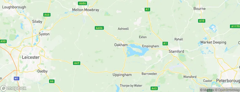 Oakham, United Kingdom Map
