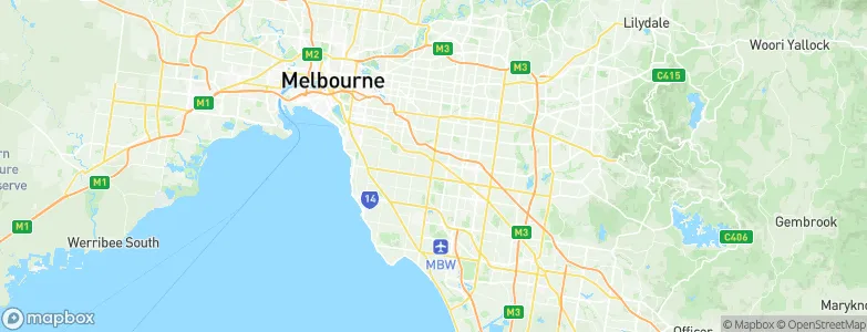 Oakleigh, Australia Map