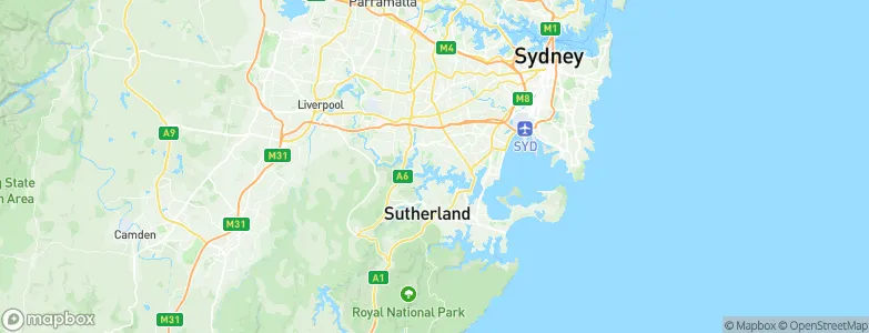 Oatley, Australia Map