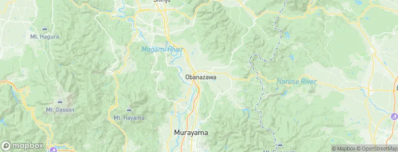 Obanazawa, Japan Map