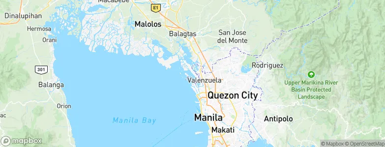 Obando, Philippines Map
