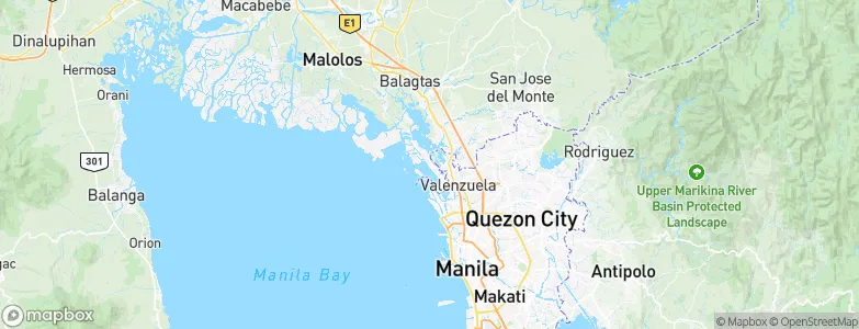 Obando, Philippines Map
