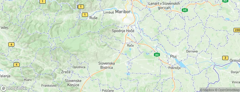 Občina Rače-Fram, Slovenia Map