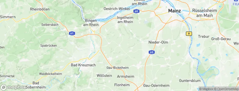 Ober-Hilbersheim, Germany Map