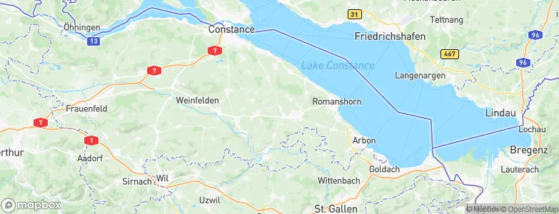 Oberaach, Switzerland Map