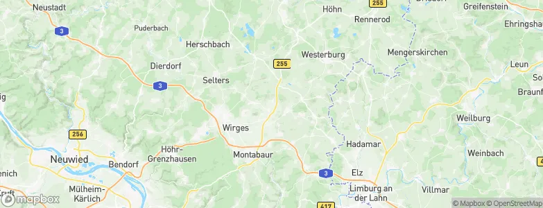 Oberahr, Germany Map