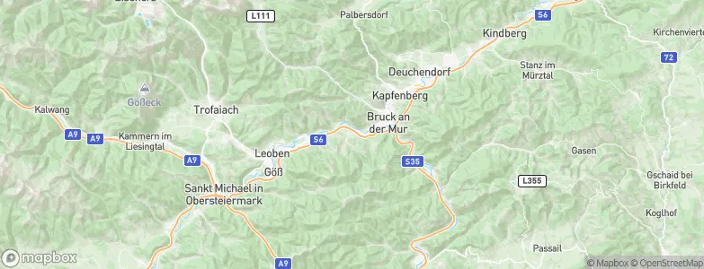 Oberaich, Austria Map