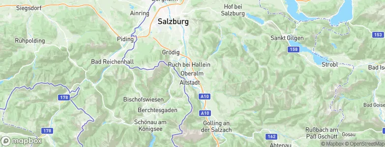 Oberalm, Austria Map