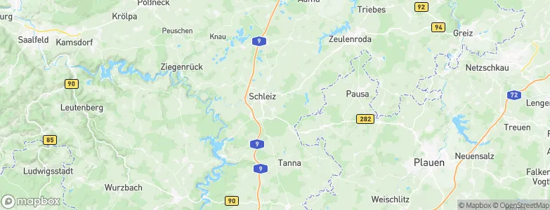 Oberböhmsdorf, Germany Map