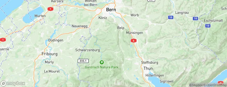 Oberbütschel, Switzerland Map