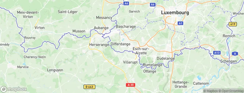 Obercorn, Luxembourg Map