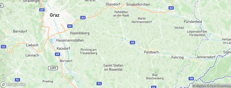 Oberdorf am Hochegg, Austria Map