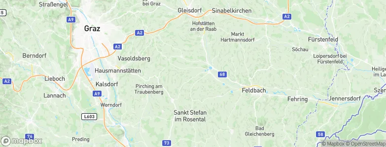 Oberdorf am Hochegg, Austria Map