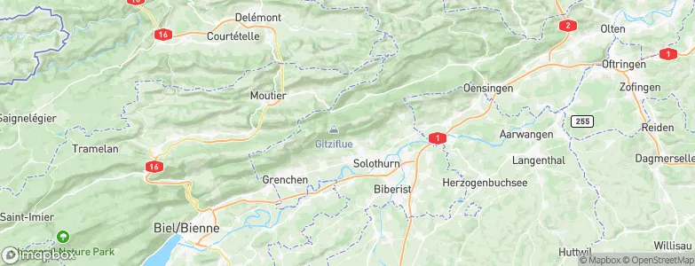Oberdorf (SO), Switzerland Map