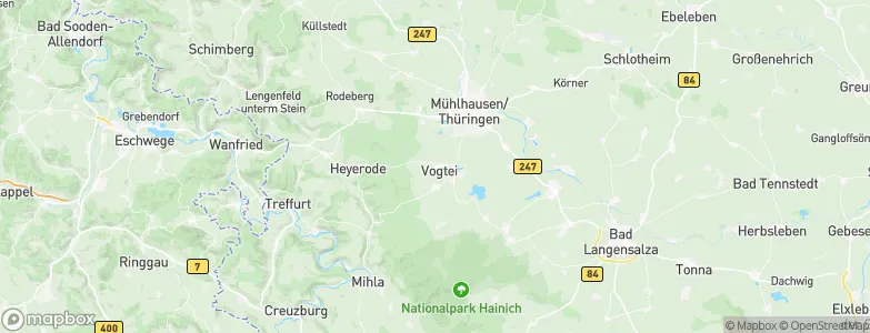 Oberdorla, Germany Map