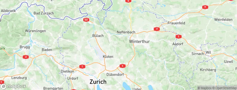 Oberembrach, Switzerland Map