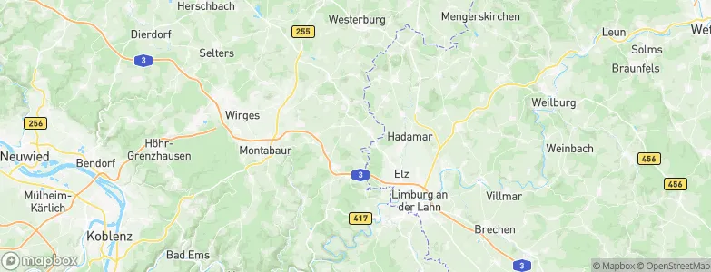 Obererbach, Germany Map