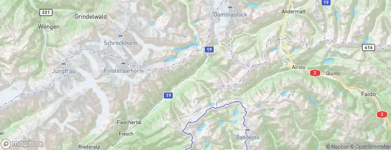 Obergesteln, Switzerland Map