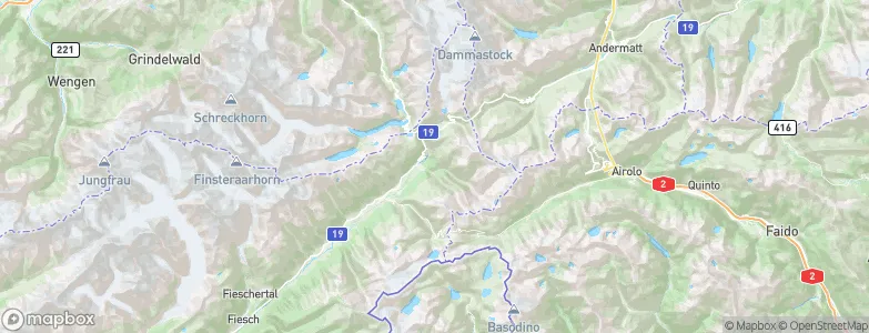 Obergoms, Switzerland Map