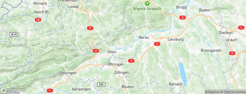 Obergösgen, Switzerland Map