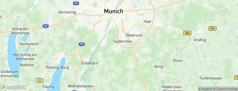 Oberhaching, Germany Map