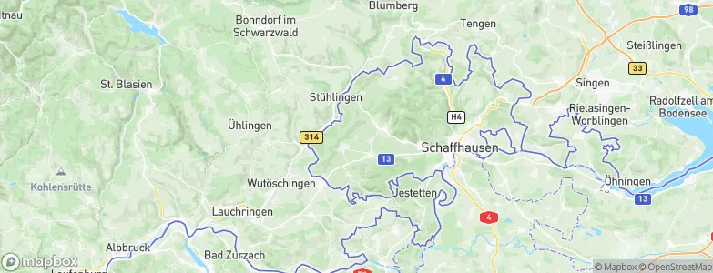 Oberhallau, Switzerland Map
