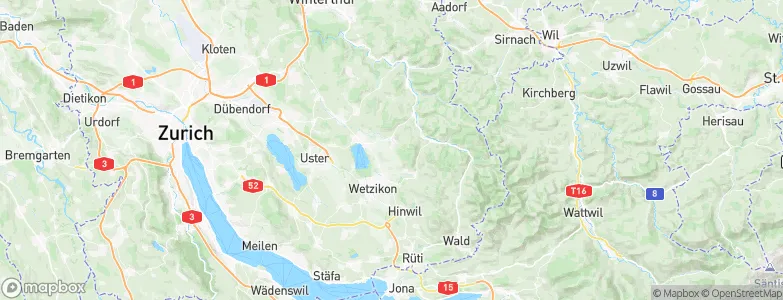 Oberhittnau, Switzerland Map