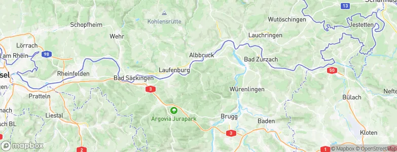 Oberhofen (AG), Switzerland Map